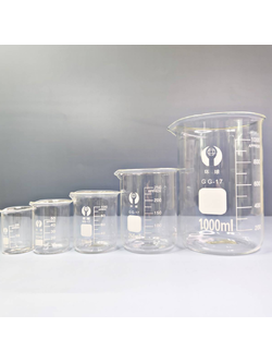 🔅beaker บีกเกอร์ แก้ว ขนาด 25 ml 50ml 100ml 250ml 1000ml Glass Beaker (Borosilicate Glass)