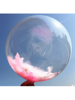 ขนนก ใส่ในลูกโป่ง ขนาด 8 กรัม