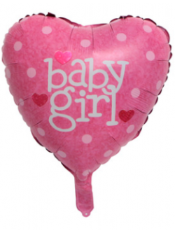 18นิ้ว ลูกโป่งฟอยลายเด็กผู้หญิง BABY GIRL