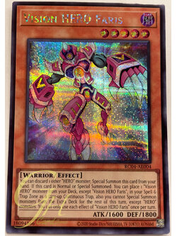 Yugioh [RC04-AE004] Vision HERO Faris (Secret Rare)