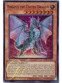 Yugioh [SDID-AEP06] Timaeus the United Dragon (Super Rare)