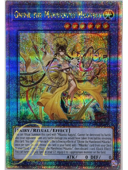 Yugioh [CR01-AE191] Ohime the Manifested Mikanko (Quarter Century Secret Rare)