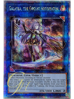 Yugioh [CR02-AE180] Galatea, the Orcust Automaton (Quarter Century Secret Rare)