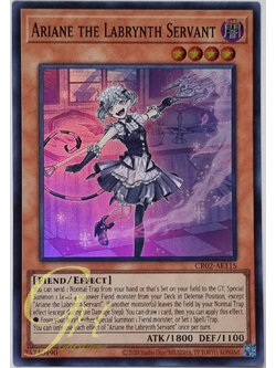 Yugioh [CR02-AE115] Ariane the Labrynth Servant (Super Rare)