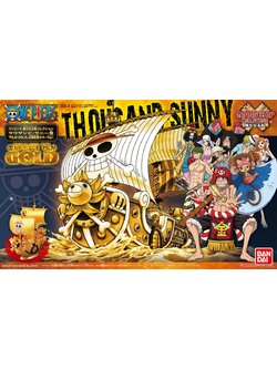 Thousand Sunny `Film Gold` Release Anniversary Color Ver. (Plastic model)