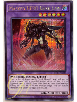 Yugioh [RC04-AE026] Masked HERO Dark Law (Secret Rare)