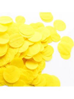 Paper Confetti กระดาษโปรยกลม กระดาษโปรยปาร์ตี้ 2.5CM สีเหลือง 100 กรัม