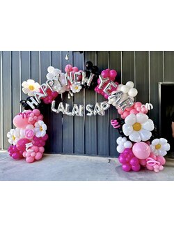 เซทลูกโป่งซุ้มโค้ง Happy New Year