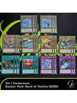 Yugioh [BODE-SET01] Flundereeze Set from Booster Pack: Burst of Destiny