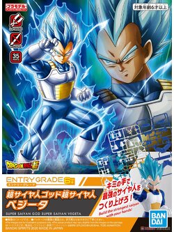 Entry Grade Super Saiyan God Super Saiyan Vegeta (Plastic model)