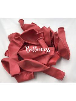 ลูกโป่ง 12 นิ้วสีแดงมุก (1แพคต่อ 100 ลูก)