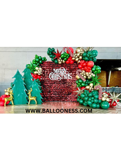 เซทแบลคดรอปฉากวิ้ง ทีมคริสต์มาส