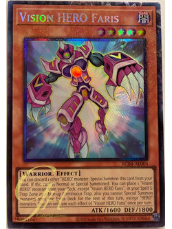 Yugioh [RC04-AE004] Vision HERO Faris (Collector's Rare)