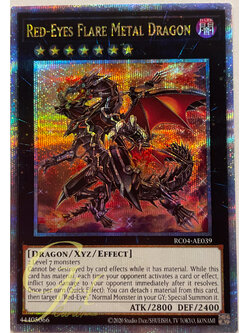 Yugioh [RC04-AE039] Red-Eyes Flare Metal Dragon (Quarter Secret Rare)