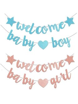 ป้ายแบนเนอร์ Welcome Baby