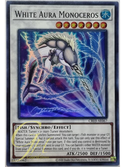 Yugioh [CR03-AE067] White Aura Monoceros (Super Rare)
