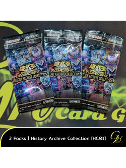 [HC01-03Pack] Yu-Gi-Oh's Booster Pack「History Archive Collection」แบบ 3 ซอง