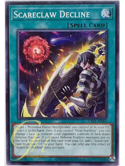 Yugioh [CR01-AE062] Scareclaw Decline (Common)
