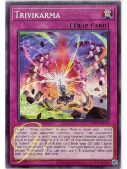Yugioh [CR01-AE052] Trivikarma (Common)