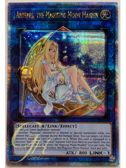 Yugioh [RC04-AE050] Artemis, the Magistus Moon Maiden (Quarter Secret Rare)