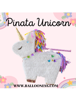 พินาต้า ยูนิคอร์น / Pinata Unicron พร้อมไม้ตี (ไม่มีขนม)