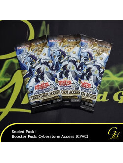 Yugioh [CYAC-03Pack] Yu-Gi-Oh's Booster Pack 「Cyberstorm Access」 แบบ 3 ซอง