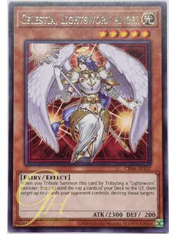 Yugioh [CR04-AE107] Celestia, Lightsworn Angel (Rare)