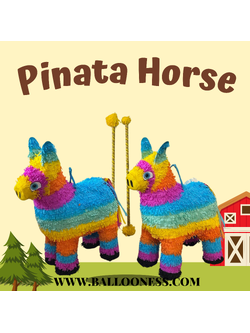พินาต้า ม้า / Pinata Horse พร้อมไม้ตี (ไม่มีขนม) ราคาต่อตัว