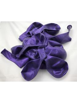 ลูกโป่ง 12 นิ้วสีม่วงเข้มมุก (1แพคต่อ 100 ลูก)