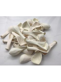 ลูกโป่ง 6 นิ้ว สีขาวพื้น 1 แพค ต่อ 100 ลูก