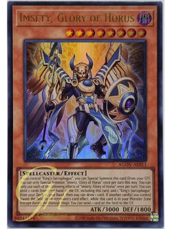 Yugioh [AGOV-AE011] Imsety, Glory of Horus (Ultra Rare)