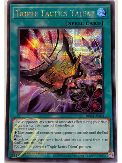 Yugioh [RC04-AE064] Triple Tactics Talent (Secret Rare)