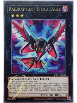 Yugioh [CR03-AE038] Raidraptor - Fiend Eagle (Rare)