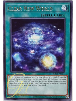 Yugioh [CR01-AE051] Clear New World (Rare)