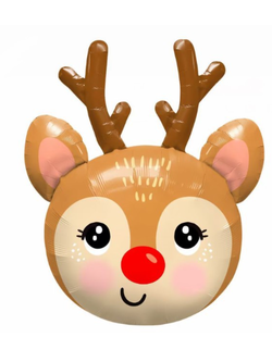 ลูกโป่งกวางเรนดียร์ / Deer Foil Balloon