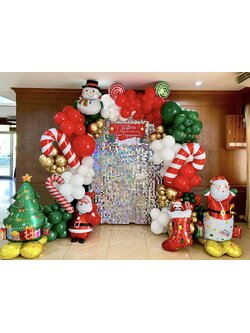 เซทแบลคดรอปฉากวิ้ง ตรีมคริสมาส