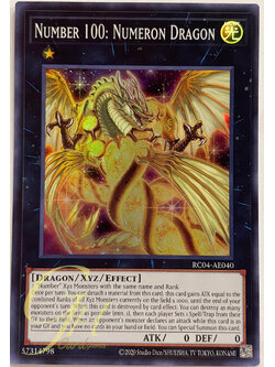 Yugioh [RC04-AE040] Number 100: Numeron Dragon (Super Rare)