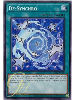 Yugioh [CR01-AE016] De-Synchro (Common)
