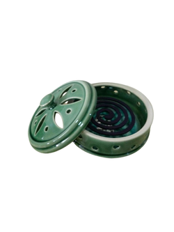 ที่ใส่ยากันยุงแบบขดเซรามิค แบบมีที่จับ Size ใหญ่