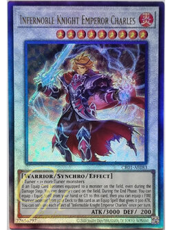 Yugioh [CR01-AE083] Infernoble Knight Emperor Charles (Ultimate Rare)