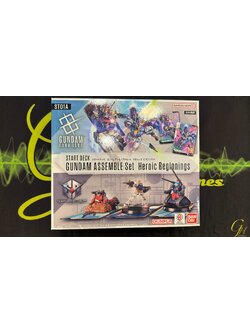 Gundam Card Game (GD-ST01A-01BOX) Starter Pack: Heroic Beginnings Japan Version แบบ 1 กล่อง พร้อมชุด Assemble