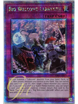 Yugioh [CR02-AE125] Big Welcome Labrynth (Quarter Century Secret Rare)