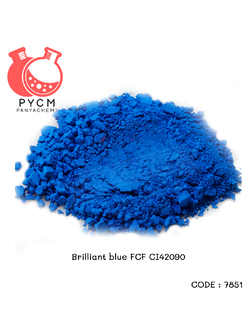 7851 สีละลายน้ำ สีฟ้าFCF Brilliant blue CI42090