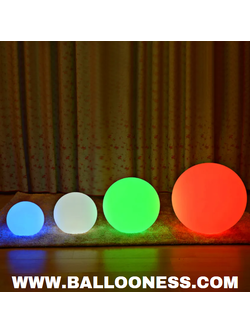 เช่า ลูกบอลไฟ LED เปลี่ยนสีได้ (ควบคุมผ่านรีโมทคอนโทล)