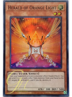 Yugioh [CR04-AE146] Herald of Orange Light (Super Rare)