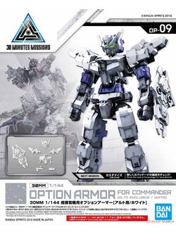 30MM Commander Aircraft Optional Armor [for Alto/White] (Plastic model)