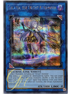 Yugioh [CR02-AE180] Galatea, the Orcust Automaton (Secret Rare)
