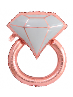 ลูกโป่งแหวน / Diamond Ring Rosegold 60*83 CM