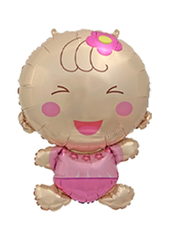 ลูกโป่งเด็กหญิงแรกเกิด / Girl New Born Foil Balloon