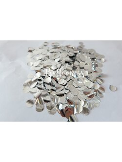 กลิตเตอร์กลมสีเงิน ขนาด100 กรัม /Silver Round Confetti 100g.